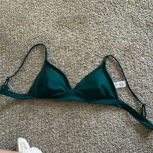 Old Navy Triangle Teal Bikini Top